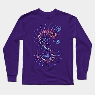 Bright Galaxy Centipede Long Sleeve T-Shirt